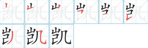 凱 名字 意思|凯字取名的含义是什么